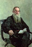 Ilya Repin Portrait of Leo Tolstoy Spain oil painting artist